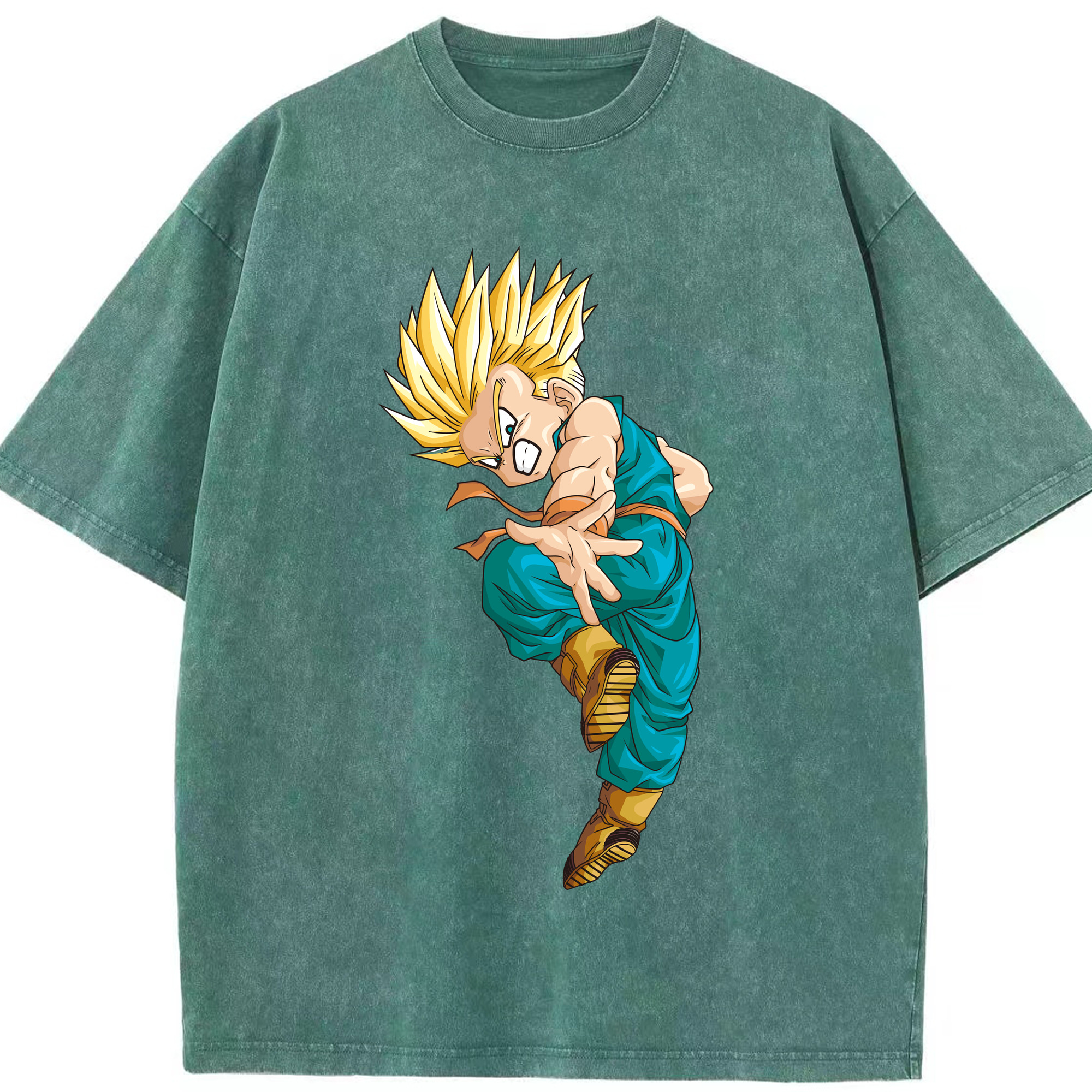 （画像用） ドラゴンボール DRAGON BALL 綿100% ヴィンテージ風 半袖Tシャツ（フロントプリント）